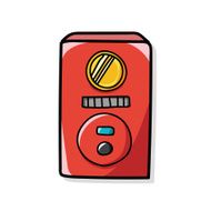 fire alarm color doodle