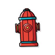 Fire hydrant color doodle