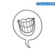 balloon sexy lips cartoon vector illustration