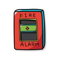 fire alarm color doodle N2