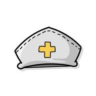 nurse hat color doodle N2