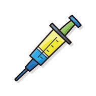 Syringes color doodle N4