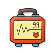 ECG color doodle N2