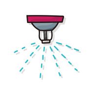 Sprinklers color doodle