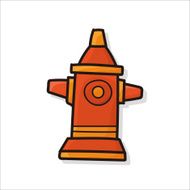 Fire hydrant color doodle N3