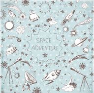 Card with space objects N2