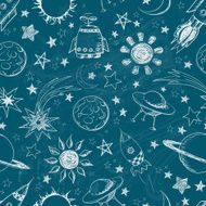 Seamless space pattern N12