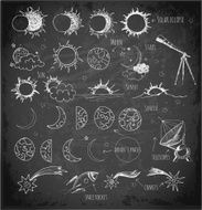 Set of astronomy sketches N6