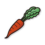 vegetable Carrot color doodle N2