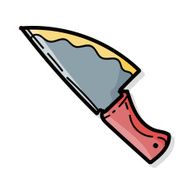 knife color doodle