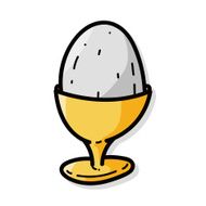 egg cup color doodle