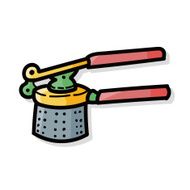 garlic tool color doodle