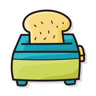 Toaster color doodle