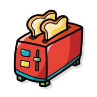 Toaster color doodle N2