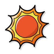 sun color doodle