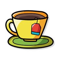 hot coffee color doodle N7