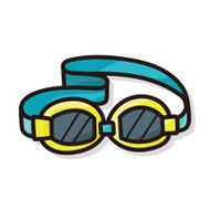 Goggles color doodle