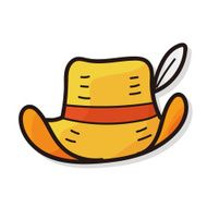sun hat color doodle N3
