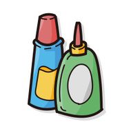 glue color doodle