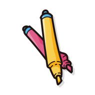 pen and pencil color doodle N2