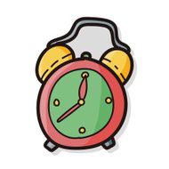 clock color doodle