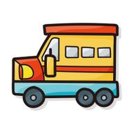 school bus color doodle N3