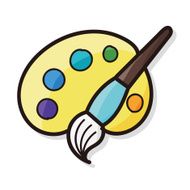 Palette color doodle N2