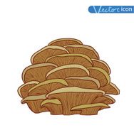 mushrooms set icons vector illustration N41