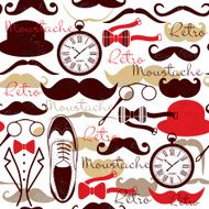 Retro vintage seamless pattern N6
