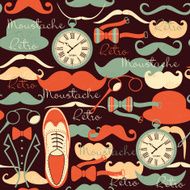 Retro vintage seamless pattern N11