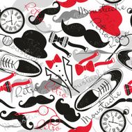 Retro vintage seamless pattern N14