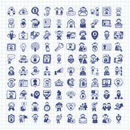 doodle people icons