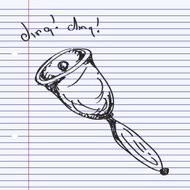 Simple doodle of a bell N2