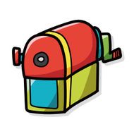 Pencil sharpener color doodle N2
