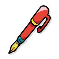 pen and pencil color doodle N13