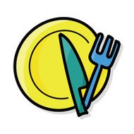 tableware color doodle N2