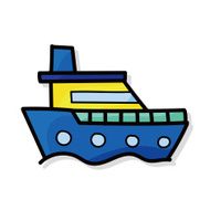 boat color doodle N3