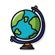globe color doodle N3
