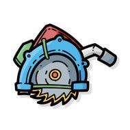Saws color doodle