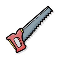 Saws color doodle N3