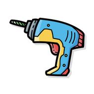 Electric drill color doodle N2