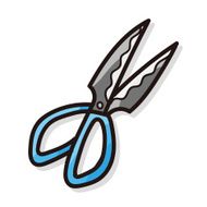 scissors color doodle N3