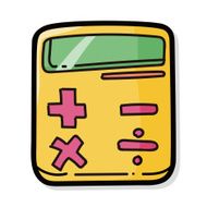 calculator color doodle N2