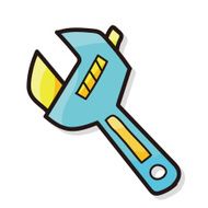 wrench color doodle N5