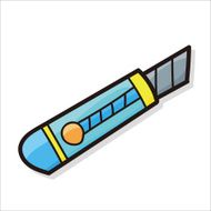 utility knife color doodle N2