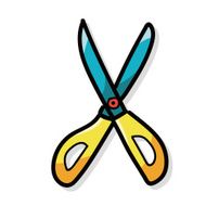 scissors color doodle N5