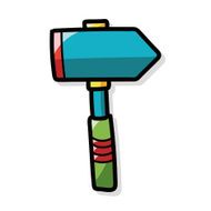 hammer color doodle N6