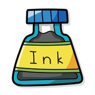 stationery ink color doodle