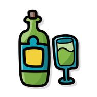 champagne color doodle N2