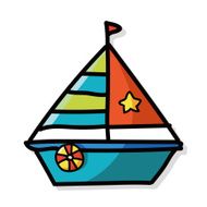 boat color doodle N5